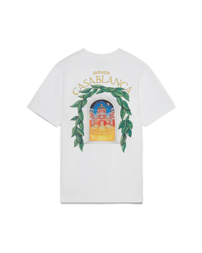 White “Avenida” T-Shirt