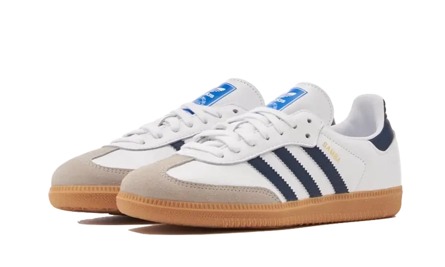 Adidas Samba OG Cloud White Night Indigo Gum - IF3814