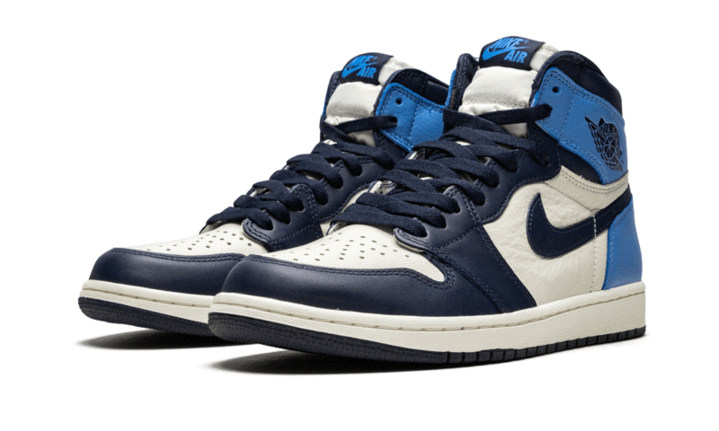 Air Jordan 1 Retro High OG Obsidian UNC 2019 - 555088-140