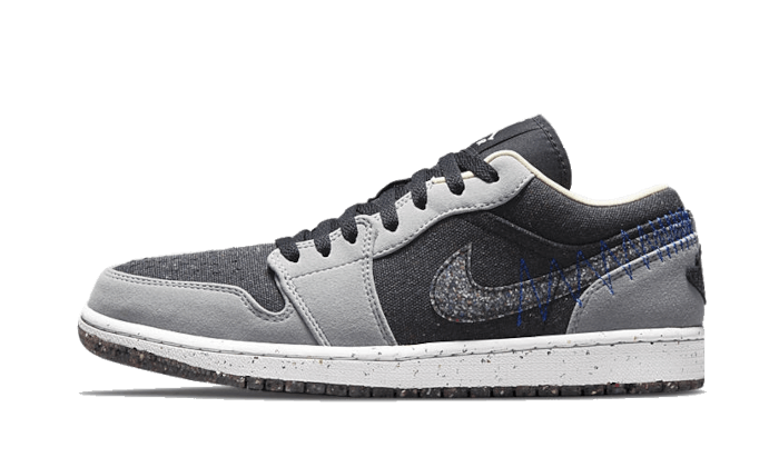 Air Jordan 1 Low Crater Black Grey - DM4657-001
