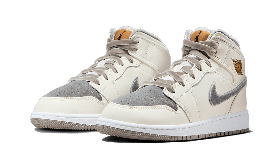 Air Jordan 1 Mid Velvet Toe - FB9899-100