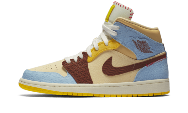 Air Jordan 1 Mid Fearless Maison Château Rouge - CU2803-200