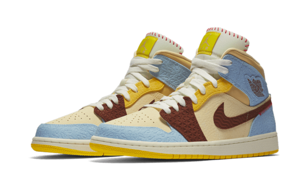 Air Jordan 1 Mid Fearless Maison Château Rouge - CU2803-200