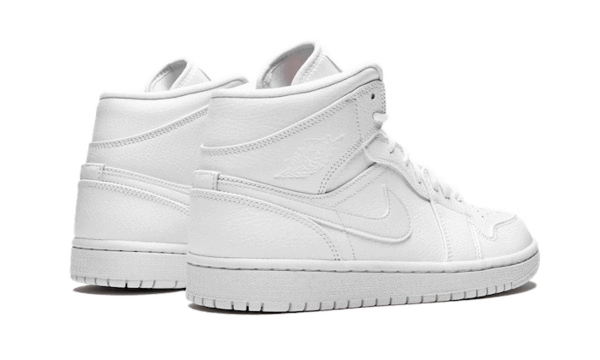 Air Jordan 1 Mid Triple White - 554725-130