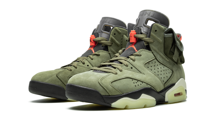 Air Jordan 6 Travis Scott Medium Olive - CN1085-200