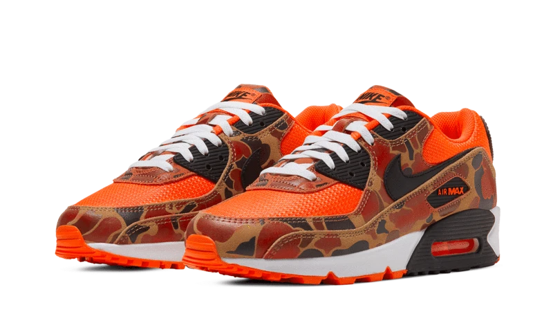 Nike Air Max 90 Orange Duck Camo - CW4039-800