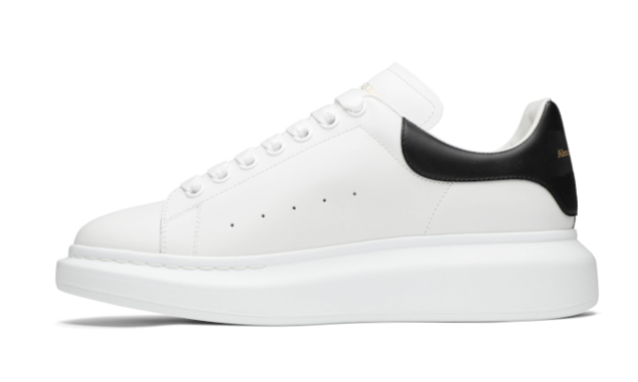 Alexander McQueen Oversized Ivory Black - 553680WHGP5-9061