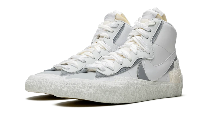 Nike Blazer High Sacai White Grey - BV0072-100