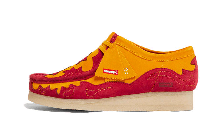 Clarks Wallabee Supreme Yellow Red -