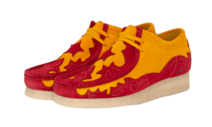 Clarks Wallabee Supreme Yellow Red -
