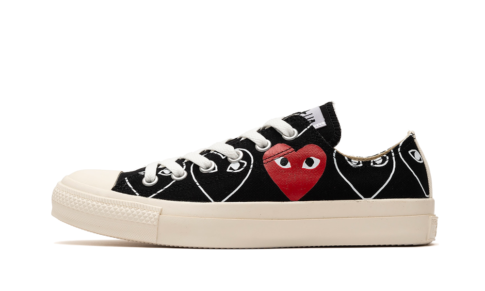 Converse Chuck Taylor All Star 70s Ox Comme Des Garçons PLAY All-Over Black -