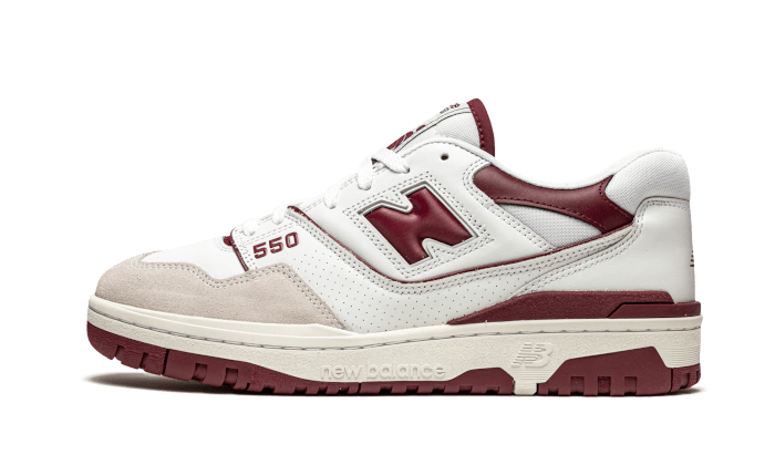 New Balance 550 Sea Salt Burgundy - BB550LI1