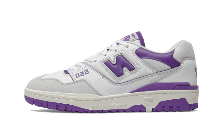 New Balance 550 White Purple - BB550WR1
