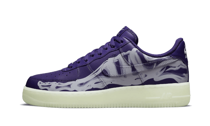 Nike Air Force 1 Low 07 QS Purple Skeleton Halloween (2021) - CU8067-500
