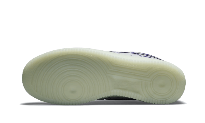 Nike Air Force 1 Low 07 QS Purple Skeleton Halloween (2021) - CU8067-500