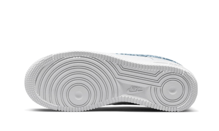 Nike Air Force 1 Low '07 Essential White Worn Blue Paisley - DH4406-100