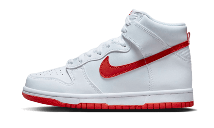 Nike Dunk High White Picante Red - DV0828-100