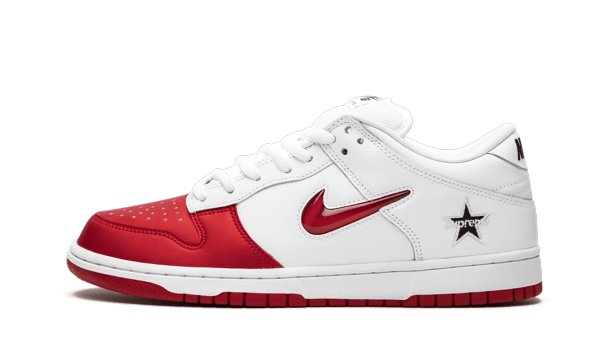 Nike SB Dunk Low Supreme Jewel Swoosh Red - CK3480-600