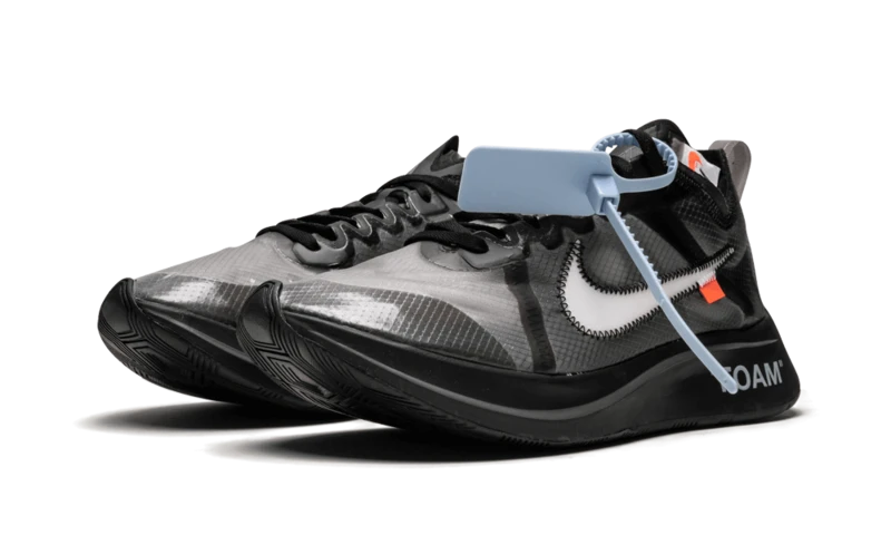 Nike Zoom Fly Off-White Black Silver - AJ4588-001