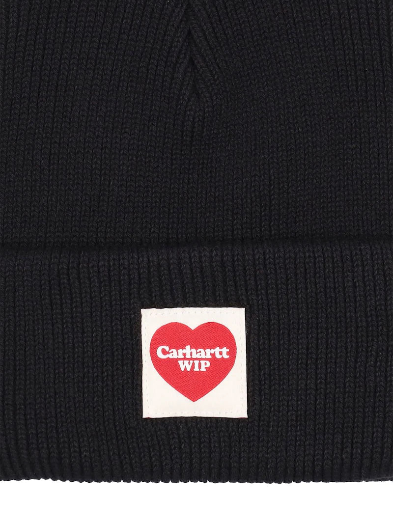 Carhartt WIP : "Bonnet Heart Noir"