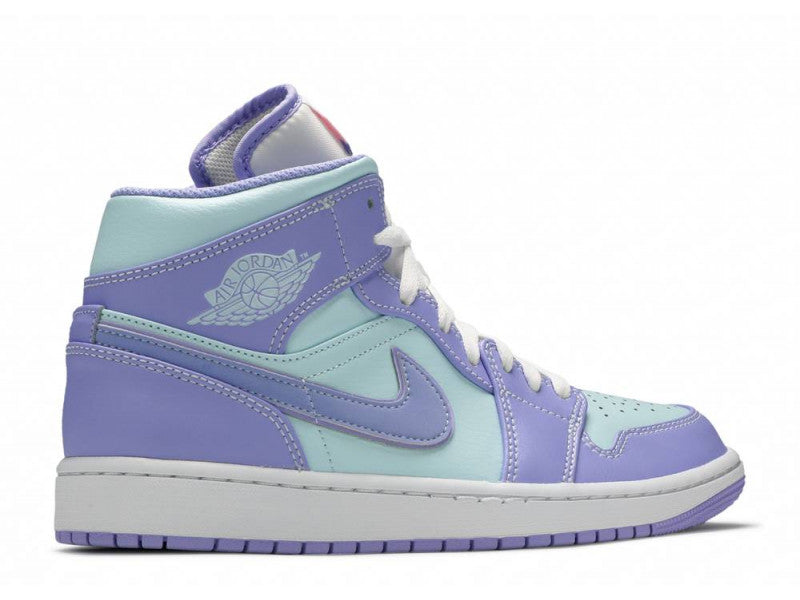 Air Jordan 1 Mid Purple Aqua