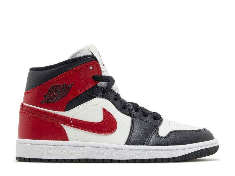 Air Jordan 1 Mid Gym Red Off Noir (W)