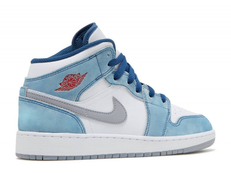 Air Jordan 1 Mid SE French Blue Light Steel (GS)