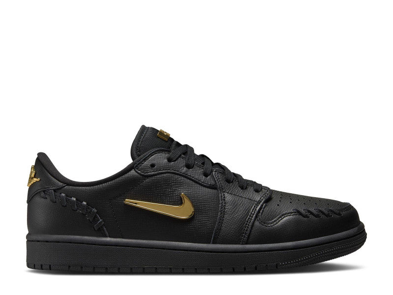 Air Jordan 1 Low Method of Make Black Metallic Gold (W)