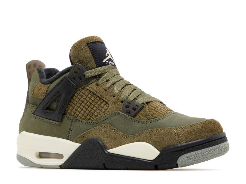 Air Jordan 4 Retro SE Craft Medium Olive (GS)