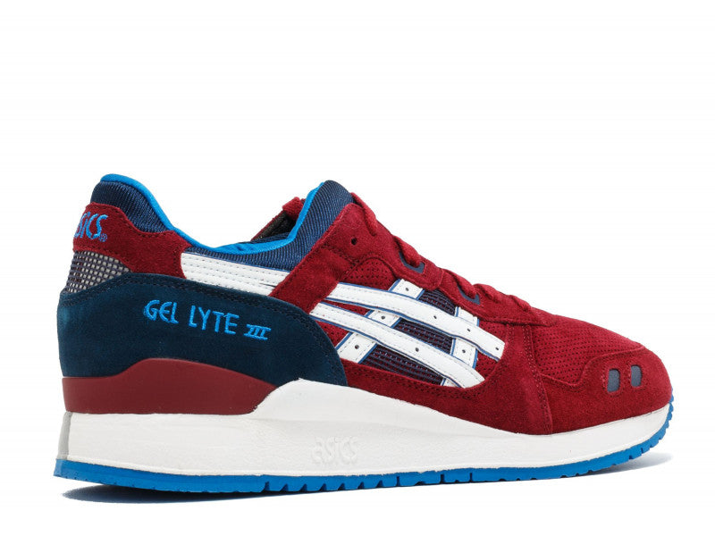 ASICS Gel-Lyte III Burgundy White