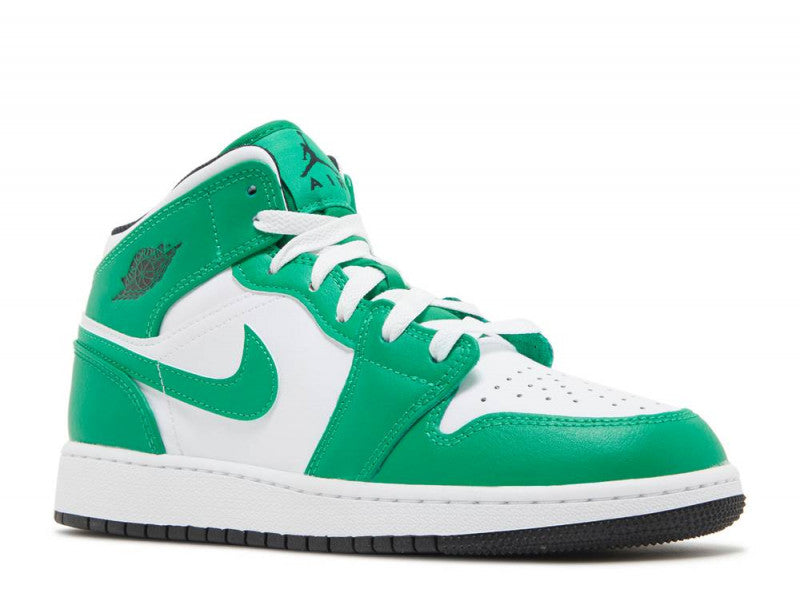 Air Jordan 1 Mid Lucky Green (GS)