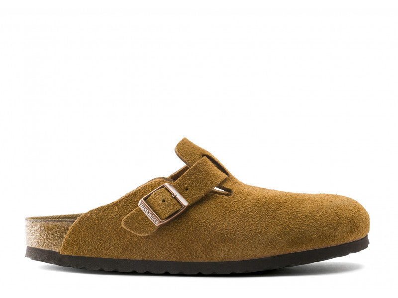 Birkenstock Boston Soft Footbed Suede Mink