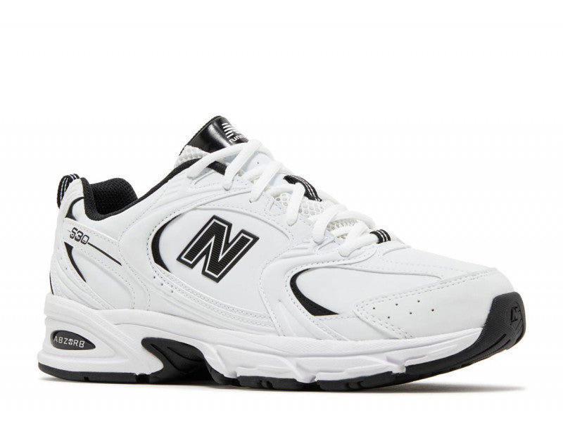 New Balance 530 White Black Leather