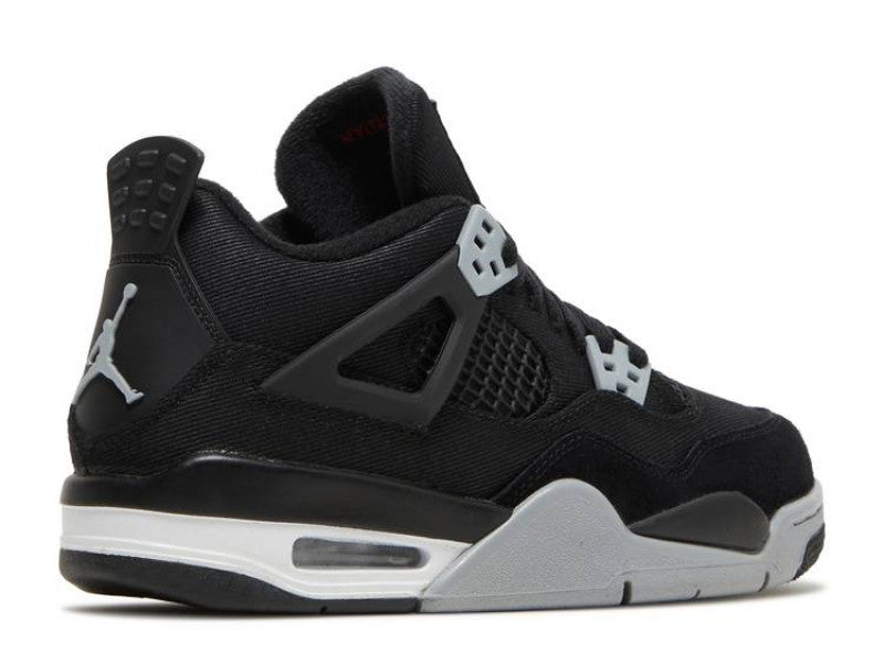 Air Jordan 4 Retro Black Canvas (GS)