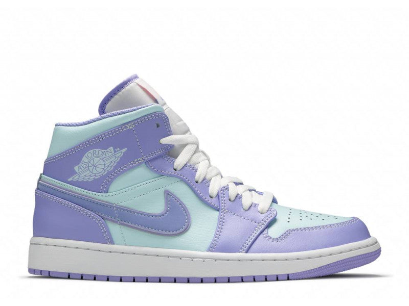 Air Jordan 1 Mid Purple Aqua