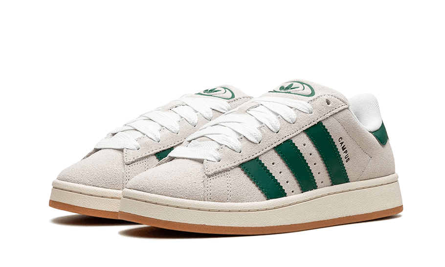 Adidas Campus 00s Crystal White Dark Green - GY0038