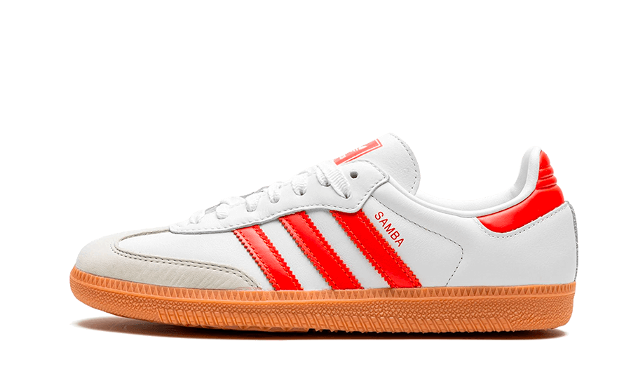 Adidas Samba OG White Solar Red Gum - IF6513