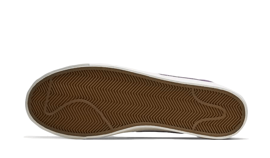 Nike Blazer Low Leather White Purple - CI6377-103