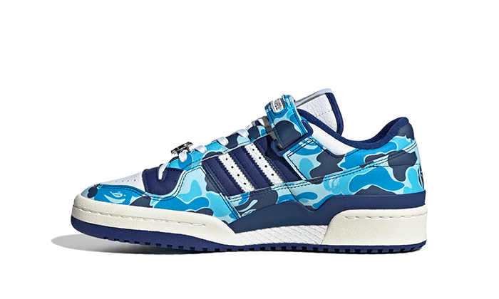 Adidas Forum 84 Low Bape 30th Anniversary Blue Camo - ID4772