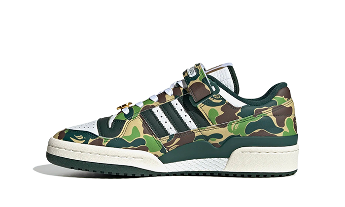 Adidas Forum 84 Low Bape 30th Anniversary Green Camo - ID4771