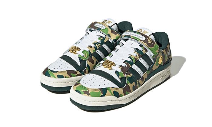 Adidas Forum 84 Low Bape 30th Anniversary Green Camo - ID4771