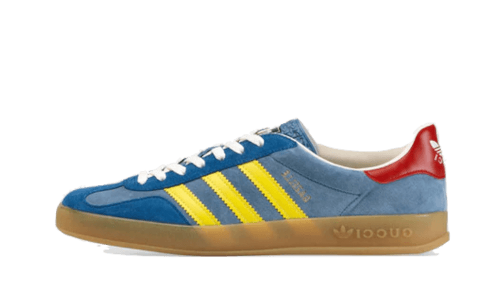 Adidas Gazelle Gucci Light Blue Yellow - HQ8851