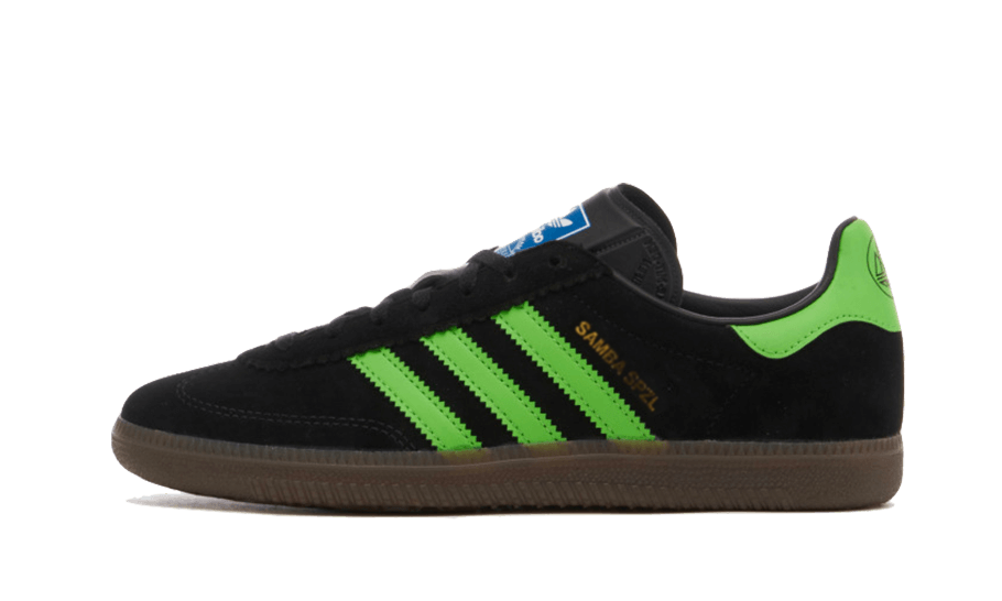 Adidas Samba Deco SPZL Core Black Lucid Lime - IF5738