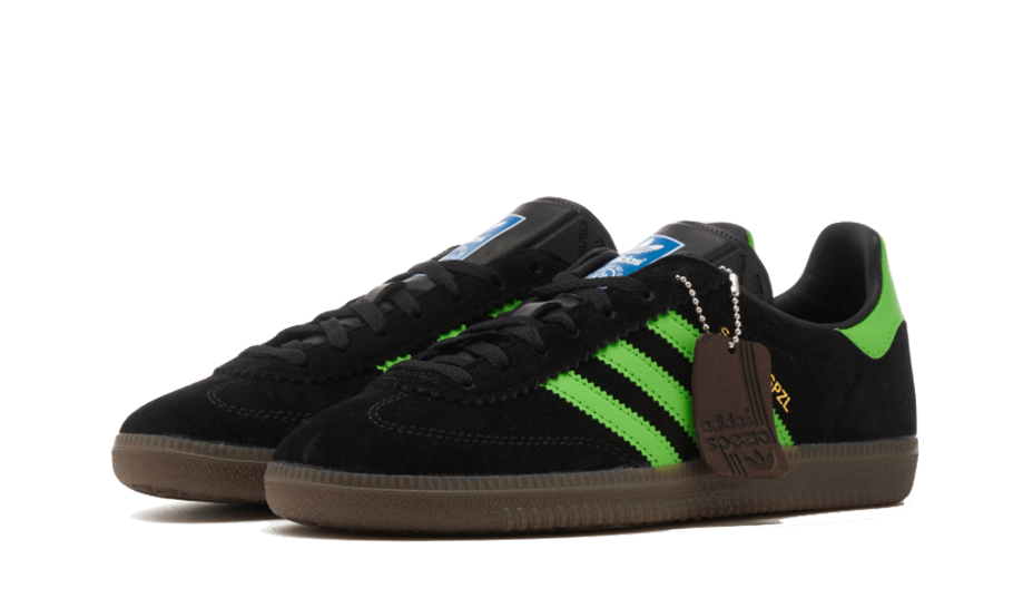 Adidas Samba Deco SPZL Core Black Lucid Lime - IF5738