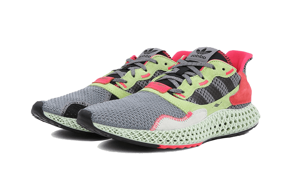 Adidas ZX 4000 4D Grey Three Hi Res Yellow - BD7927