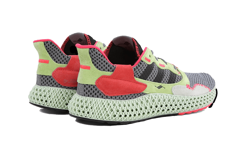 Adidas ZX 4000 4D Grey Three Hi Res Yellow - BD7927