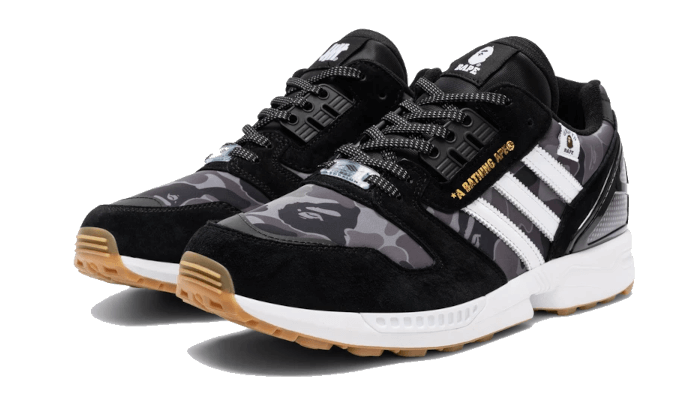 Adidas ZX 8000 Bape Undefeated Black - FY8853