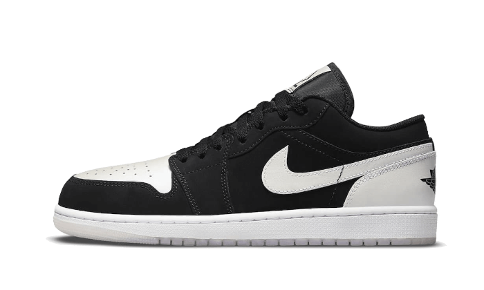 Air Jordan 1 Low Black White Diamond - DH6931-001