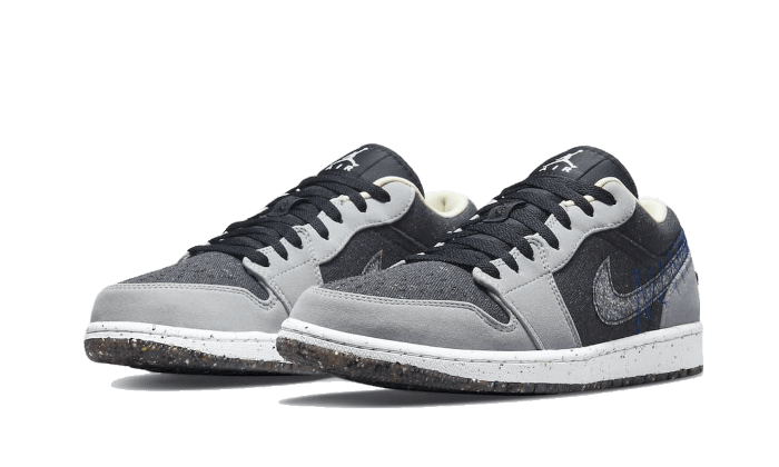 Air Jordan 1 Low Crater Black Grey - DM4657-001