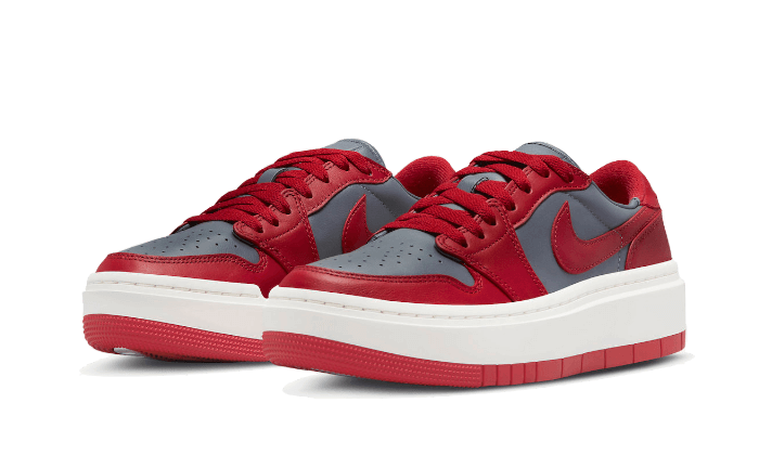 Air Jordan 1 Low Elevate Dark Grey Varsity Red - DH7004-006